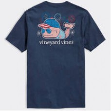 Forth of July Whale SS Tee