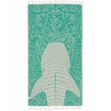 Green Whale Shark Towel