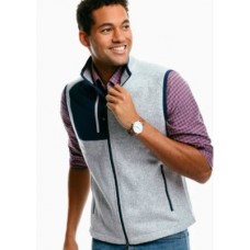Lido Deck Heather Sweater Fleece Vest