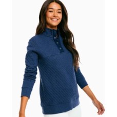 W Makenzie Hthrr Quilted Pullover