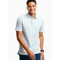 M SS Ryder Geo Print Perf Polo