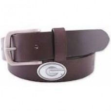 UGA Leather Belt