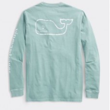 Garment Dyed Vintage Whale LS Tee